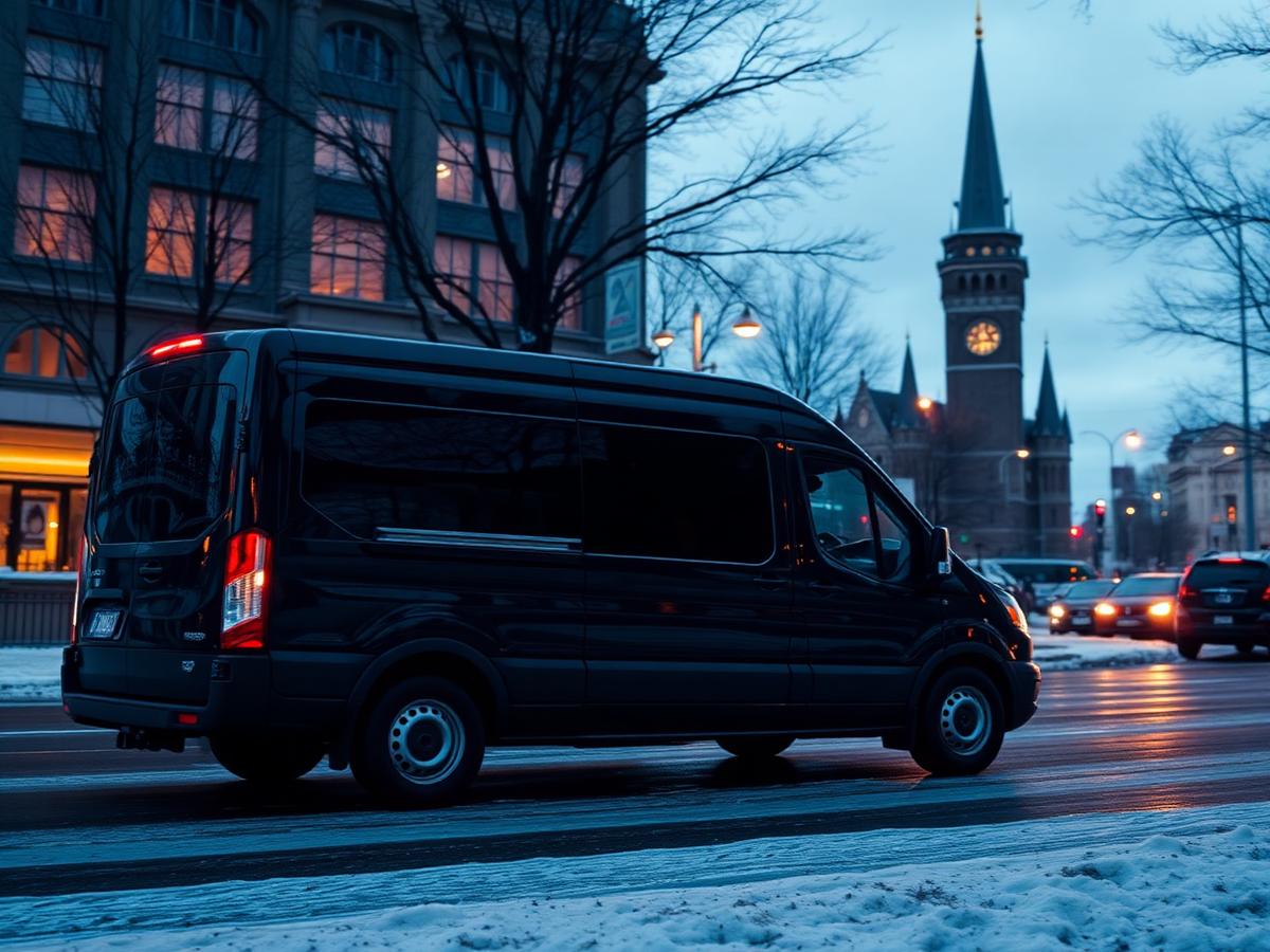 Shield Express courier van in Ottawa